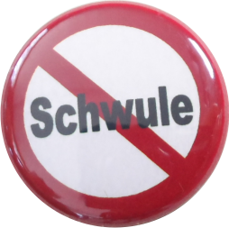 Schwule verboten Button